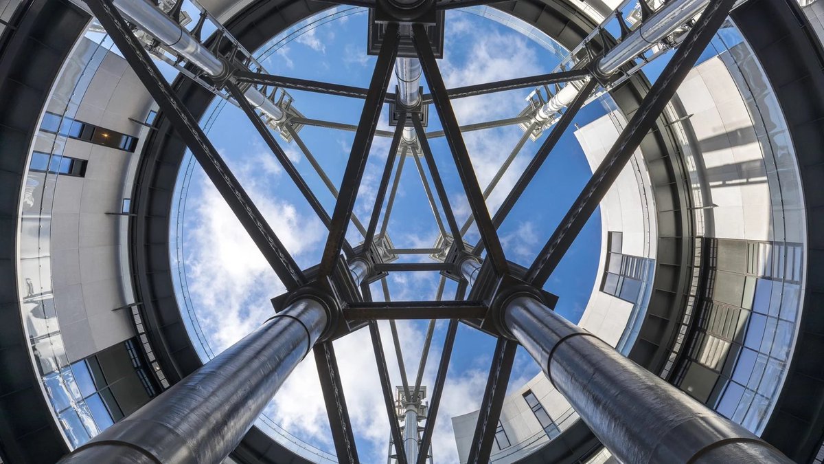 dezeen's tweet image. Following the death of architect Chris Wilkinson, we have rounded up 10 of his studio&apos;s key buildings: at.dezeen.com/3q8Fa3o