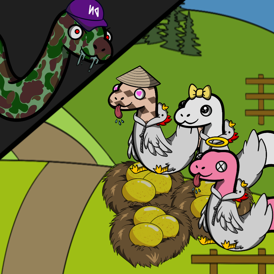 eggheistgame's tweet photo. Stake your Danger Noodles or Chicken Noodles, get involved with the Eggheist, and secure those golden $EGGs!

Website:
https://t.co/5ZyPVtJEAz

Opensea:
https://t.co/s4nT4AzDbu

Discord:
https://t.co/e6VQaRXK3N

#NFTGame #NFTsCanDoMore #nftutility
#Eggheist #openseanfts https://t.co/T2PrOrR9qC