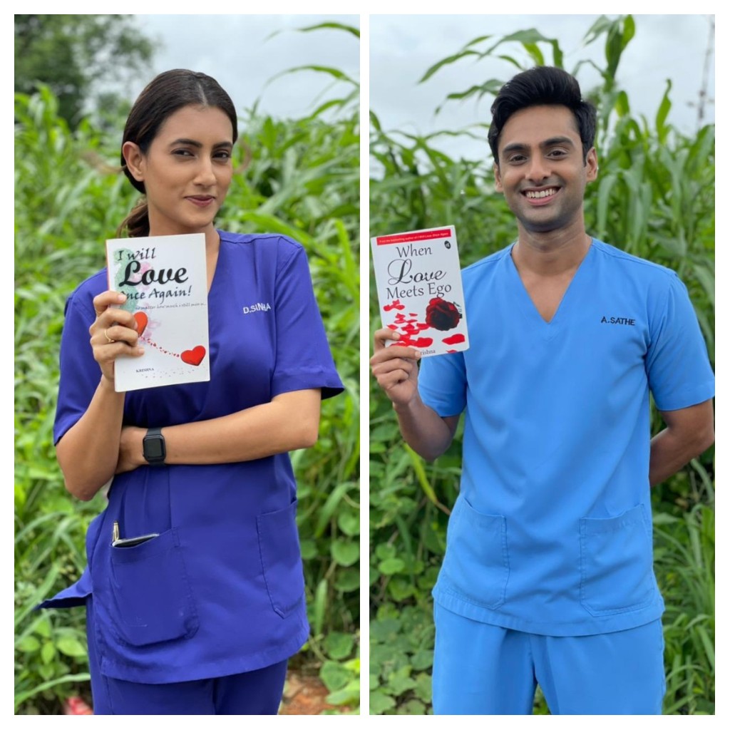 krishnavyukta's tweet photo. Some of the backstage moments with #DhadkanZindaggiiKii #DhadkanZindagiKi #dhadkan team of #doctors Generous enugh to click and make 'Aman' comfortable. @vidyutxavier smile says all. #SonyLIV #Sony https://t.co/YEFQD3wOdJ