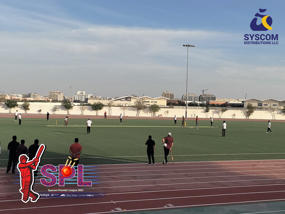 sysllcuae's tweet photo. It’s time to switch on to Game mood. Syscom boosted its team spirit by hosting an outdoor cricket match, SPL (Syscom Premier League 2021) on 18th Dec at GEMS Modern Academy, Nad Al Sheba, Dubai. https://t.co/GrdvRF7xiI