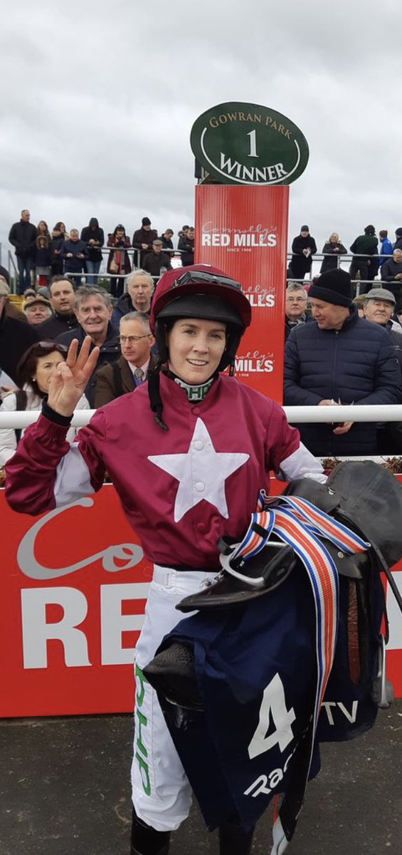 Absolutely thrilled for <a href="/rachaelblackmor/">Rachael Blackmore</a> what a star !!!! Racing is so lucky to have such a role model front and centre 👏👏👏 keep it going Rachael we are all so proud of you