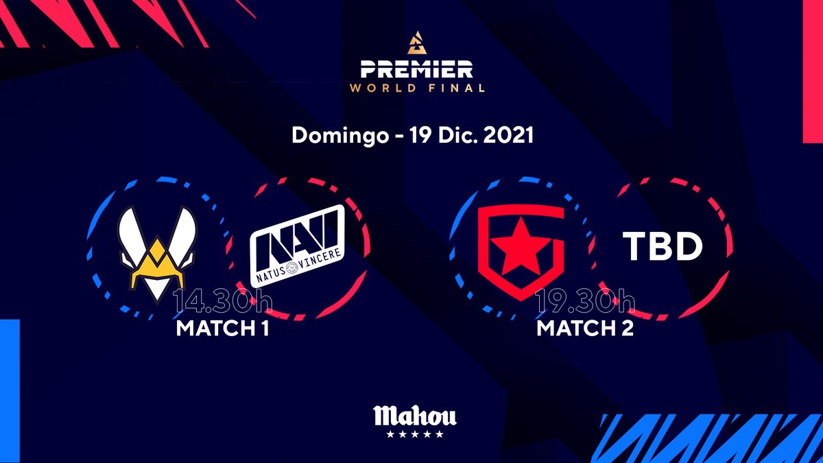 Unity League - CS:GO (@lvpescsgo) on Twitter photo Ya está aquí, ya hemos llegado, ¡hoy tenemos la GRAN FINAL de la #BLASTWorldFinal con <a href="/_Pitu_/">Pitu Herranz</a> y <a href="/mahou_es/">Mahou</a>!
⏰14:30 <a href="/TeamVitality/">Team Vitality 🐝</a> vs <a href="/natusvincere/">NAVI</a>
⏰19:30 <a href="/GambitEsports/">Gambit Esports</a> vs TBD
➡️twitch.tv/pituherranz
➡️twitch.tv/lvpes2 Ya está aquí, ya hemos llegado, ¡hoy tenemos la GRAN FINAL de la #BLASTWorldFinal con <a href="/_Pitu_/">Pitu Herranz</a> y <a href="/mahou_es/">Mahou</a>!
⏰14:30 <a href="/TeamVitality/">Team Vitality 🐝</a> vs <a href="/natusvincere/">NAVI</a>
⏰19:30 <a href="/GambitEsports/">Gambit Esports</a> vs TBD
➡️twitch.tv/pituherranz
➡️twitch.tv/lvpes2