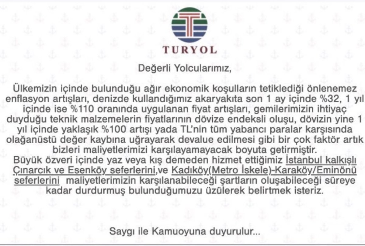 Turyol’un bile seferleri durdurması şaşırtıcı. Marketten yağ almak bir yana, insanların iş yerlerine ulaşması dahi güçleşiyor.