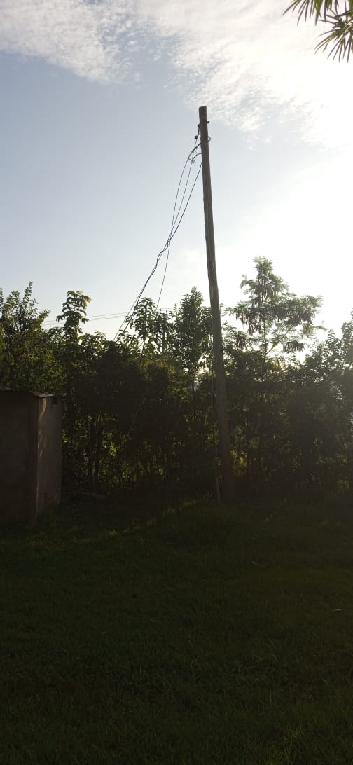 masikak's tweet photo. @KenyaPower_Care update on a/c 20153276 the main power lines were cut by unknown people, no connection to date https://t.co/Z1um9MssMV