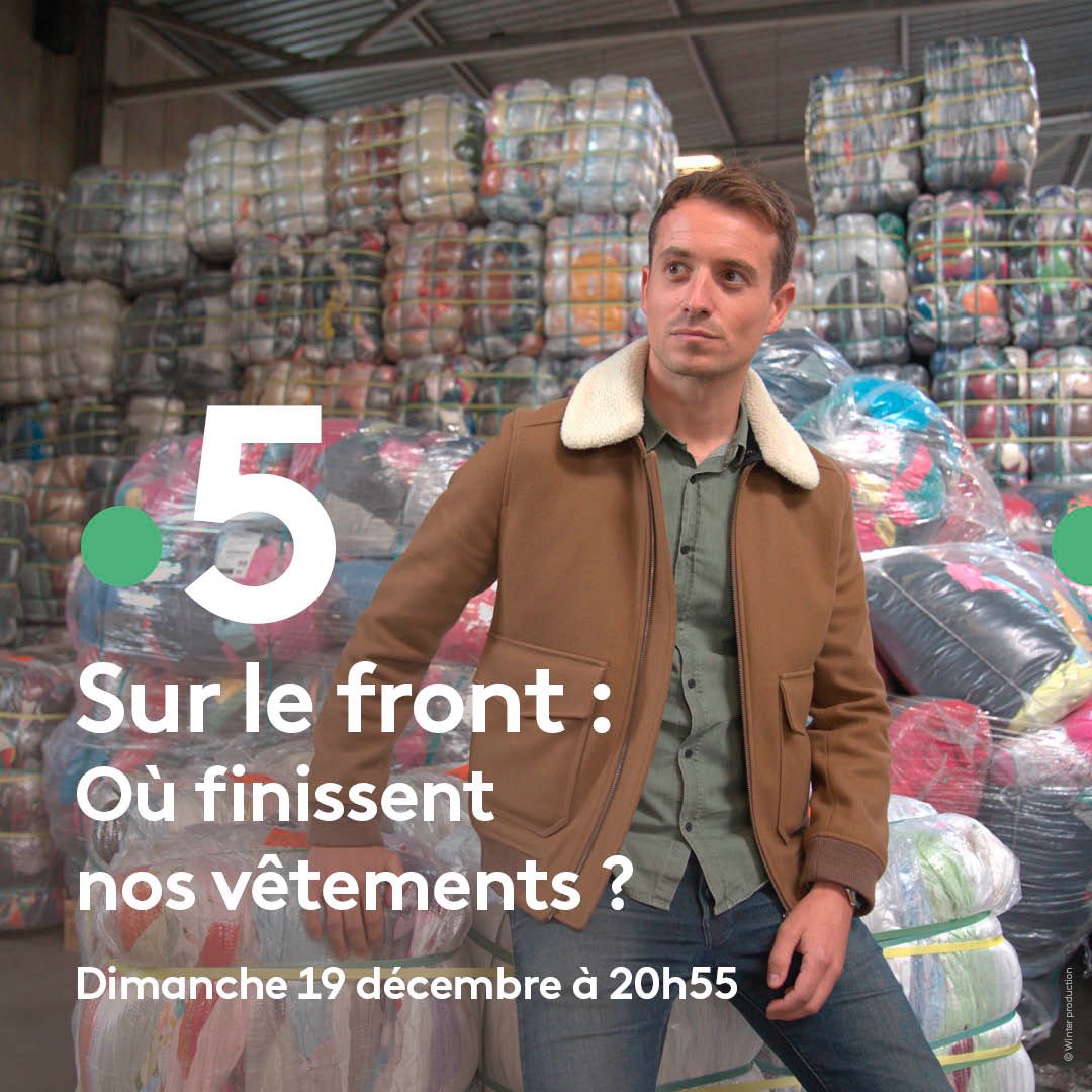 Où finissent nos vêtements ? 

Réponse ce dimanche à 20h55 sur @France5tv dans #SurLeFront !