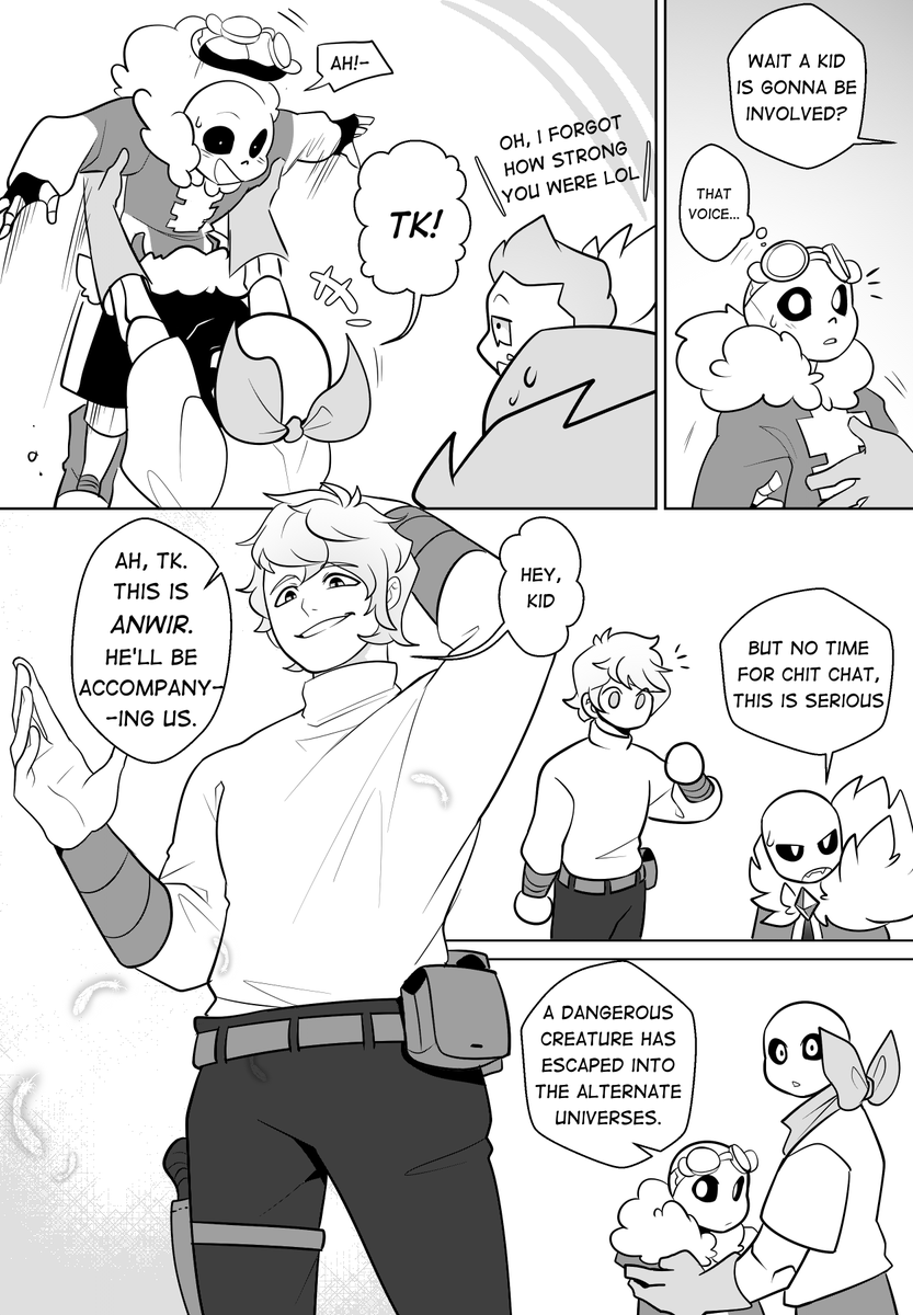 Notale page 21 #notale #mechasans #underswap #abysssans #tksans #undertaleAU