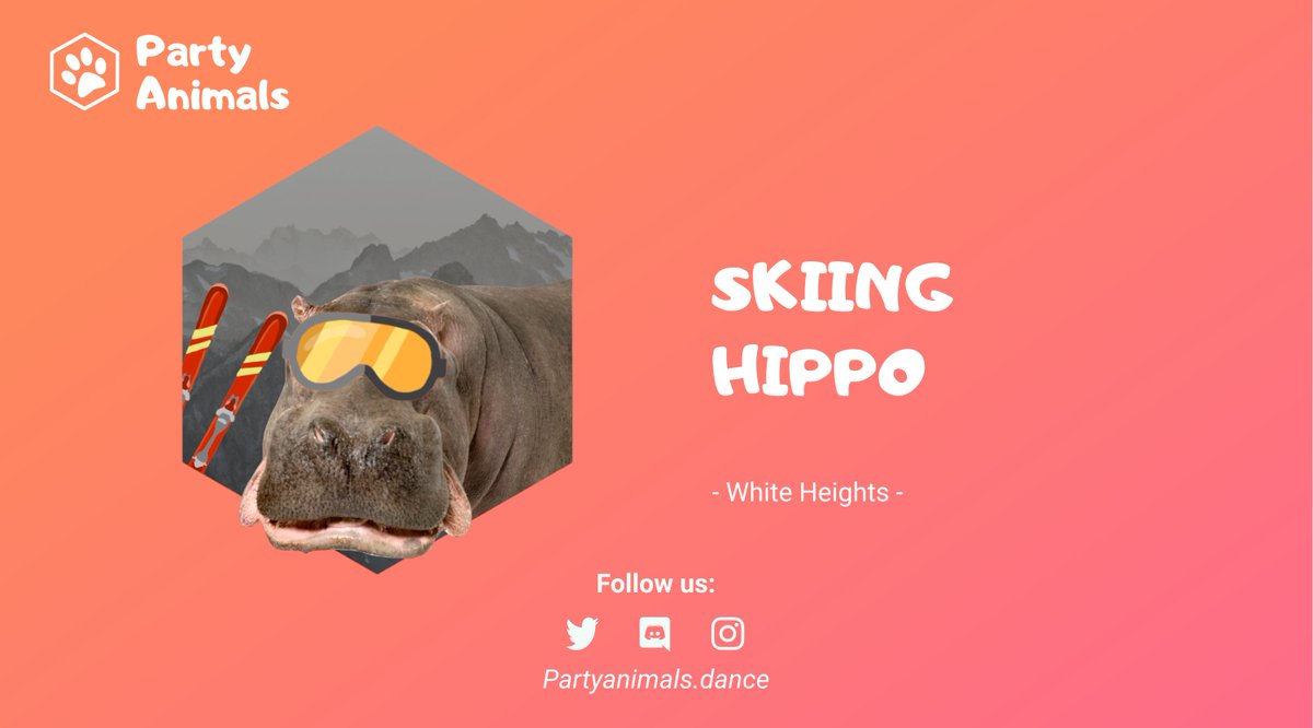 NFTPartyanimals's tweet photo. "Skiing is a dance, and the mountain always leads." ⛷️❄️
#Cardano #CardanoCommunity #CardanoNFT #CardanoNFT #CNFT #cnftproject #CNFTCommunity  #CNFTcollection #Hippo #skiing #Christmas #winter https://t.co/jAt6AhEnrT