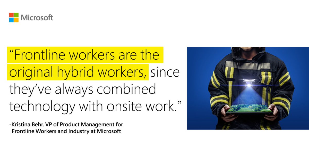 MicrosoftTR's tweet image. “Ön Cephe Çalışanlarınızı Sadece Kutlamayın, Onları Güçlendirin!” #WorkLab&apos;ın en son makalesine göz atın ve şirketlerin neden ön saflardaki çalışanları dijital profesyoneller olarak desteklemeleri gerektiğini öğrenin: #HybridWork
msft.it/6010ZzYpo