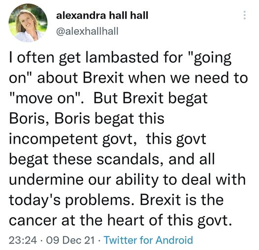 christopher42's tweet photo. THIS LADY IS SO SO RIGHT !!!
BREXIT IS THE CANCER THAT WILL KILL THE UK !!
SLOWLY......BUT VERY SURELY !!
REJOIN THE EU IS THE ONLY KNOWN CURE !!
SO MAKE IT HAPPEN NOW BEFORE ITS TOO LATE !! https://t.co/2da1jSgA7c