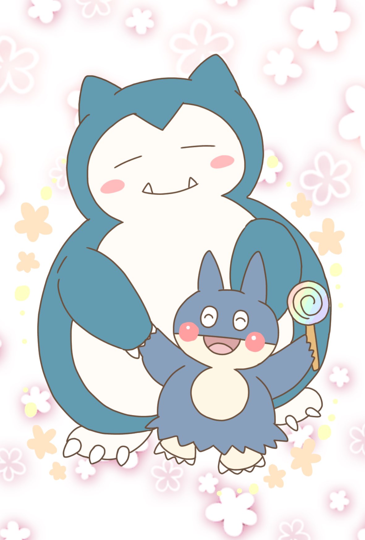 ぽん Twitterren 自分のお菓子を分けてあげる優しいカビゴンお兄ちゃんと喜ぶ弟のゴンベくん イラスト ポケモン カビゴン T Co Xyqmfpaam4 Twitter