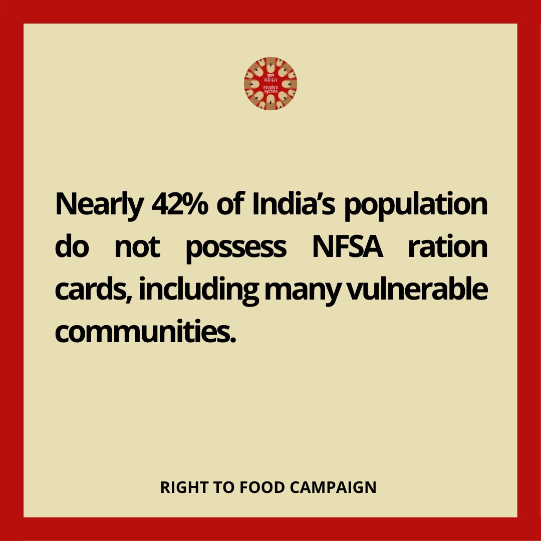 jan_sarokar's tweet photo. From People to Parliament: Recentering Peoples' Issues in Parliamentary Debate 

Issue of the Day: Food Security 
#peoplesagenda #jansarokar

@nikhilmkss @LibtechIndia @sinhadipa @birajpat @roadscholarz @meeracomposes @jeevika_shiv @AnjaliB_ @SNavatar @manojkjhadu 

Thread 👇 https://t.co/D0nMdxzJBL