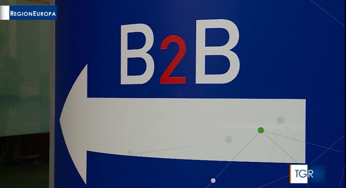 <a href="/tgrregioneuropa/">Tgr RegionEuropa</a> <a href="/TgrRai/">Tgr Rai</a> Direttore <a href="/casarinale58/">Alessandro Casarin</a> 11.29 <a href="/RaiTre/">Rai3</a> <a href="/RaiPlay/">RaiPlay</a> #PMI #Internazionalizzazione Perché partecipare ai #B2B. Rispondono Gianluigi Misté di Nablawave e <a href="/marcogorini/">Marco Gorini</a> di <a href="/VenetoInnovazio/">Veneto Innovazione</a> Partner <a href="/EEN_Italia/">Enterprise Europe Network Italia</a>.