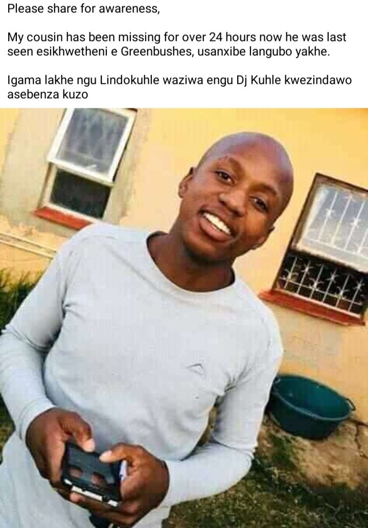 Alu_babe's tweet photo. Guys please share umgidi was supposed to be on saturday uthe eyothwathwa Saturday kwafikwa engekho he was last seen around 8pm Friday #PrincewedsThemby https://t.co/oR5FQddtQA