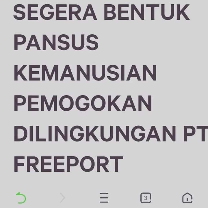 Albax_Betobui's tweet photo. Karena Freeport telah melanggar UU ketenagakerjaan dgn mngorbankan ribuan anak bangsa yg diphk scra sepihak. #kemenaker #normaketenagakerjaan #photooftheday #perjuangan #partaipolitik @pemprovpapua @kemnaker @solidarity_center @official_nasdem @PartaiGolkar @pk_sejahtera https://t.co/pHJIvFwpDH