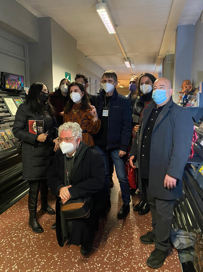 PremioCalvino's tweet photo. Qualche altra foto dell'incontro di ieri al @MuFant! Grazie a @LIndiceOnline, a WriteUp Books, ai relatori (Silvia Casolari, Franco Pezzini e Andrea Pagliardi), agli autori (💜) e a tutti quelli che hanno partecipato 🤗 (per recuperare la raccolta: https://t.co/USz0hcQ1fg) https://t.co/iIcsRQWpDL