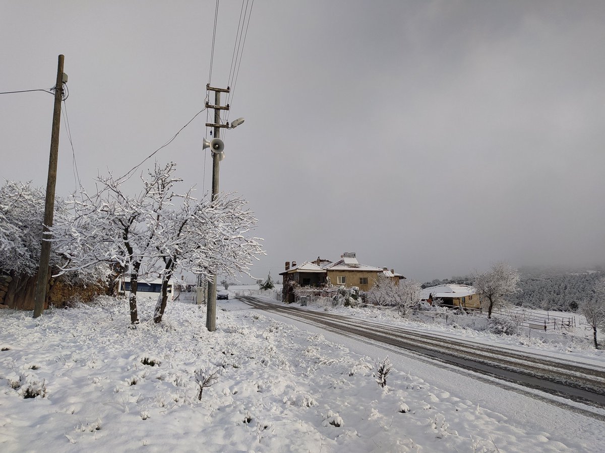 Denizli'de kar ❤️#Karyağıyor