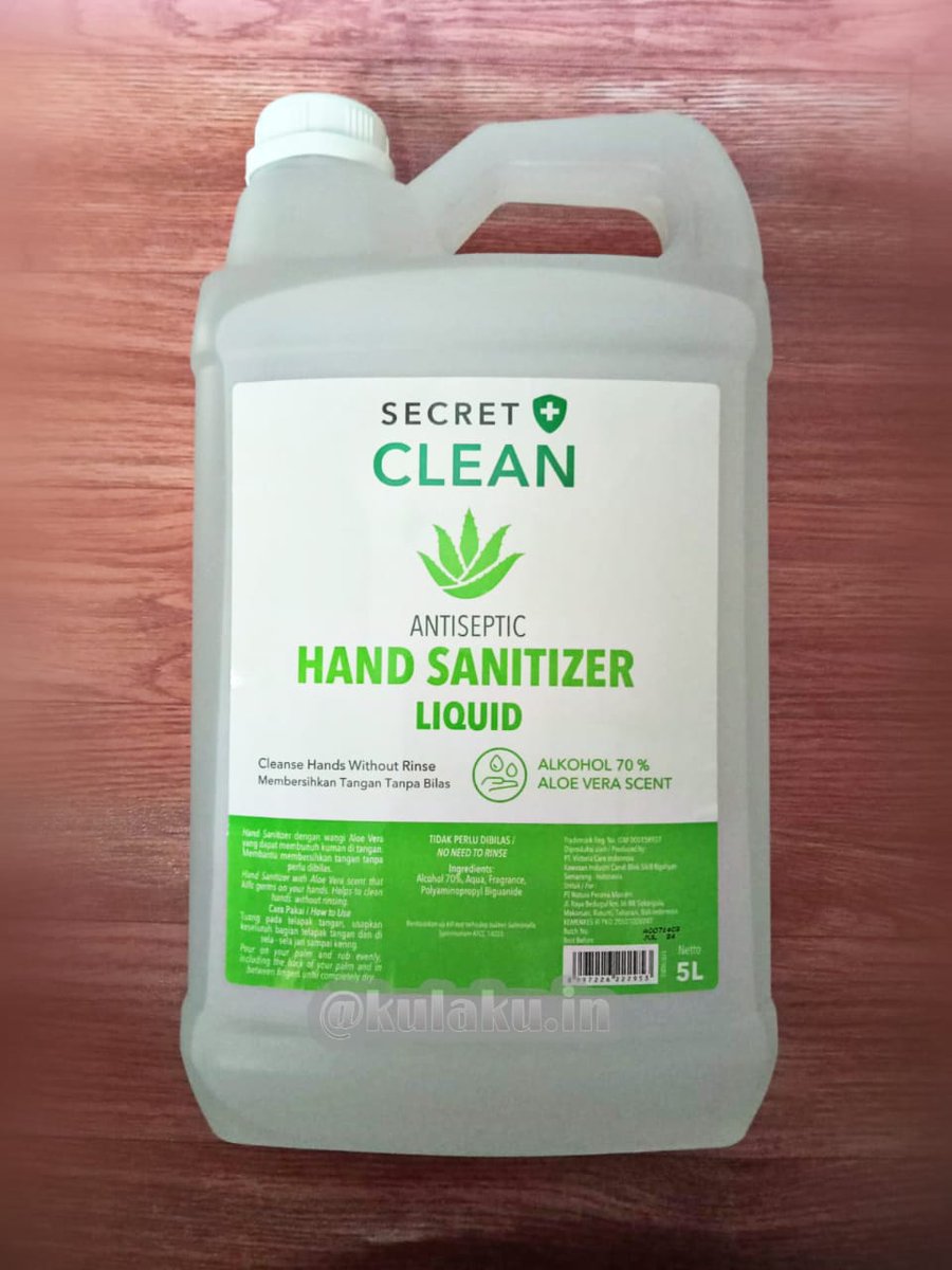 Omicron sudah masuk Indonesia, yuk siaga dengan cara sedia hand sanitizer.

Hand sanitizer cair, gel, disinfectan & hand soap ukuran 5 liter

📍Tlogomas
💵 Start from 90k
☎️ 085749510710
#pasarmingguinfomalang
@infomalang