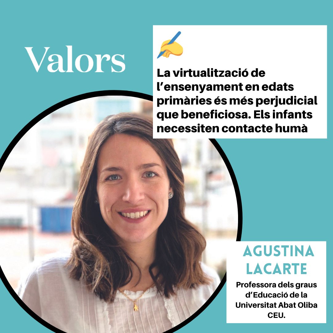 revistavalors's tweet photo. 🤔Aquest #desembre reflexionem sobre la tornada a la #presencialitat. Cal dessacralitzar la #virtualitat?

👉Amb dos entrevistats i dos articulistes de luxe: Rafael Caparruo, @AnnaFornes, Francesc Garcia Cuyàs i Agustina Lacarte.

📲Seguiu-nos a Instagram: https://t.co/aebOPuGLT3 https://t.co/sYtRNhfY48
