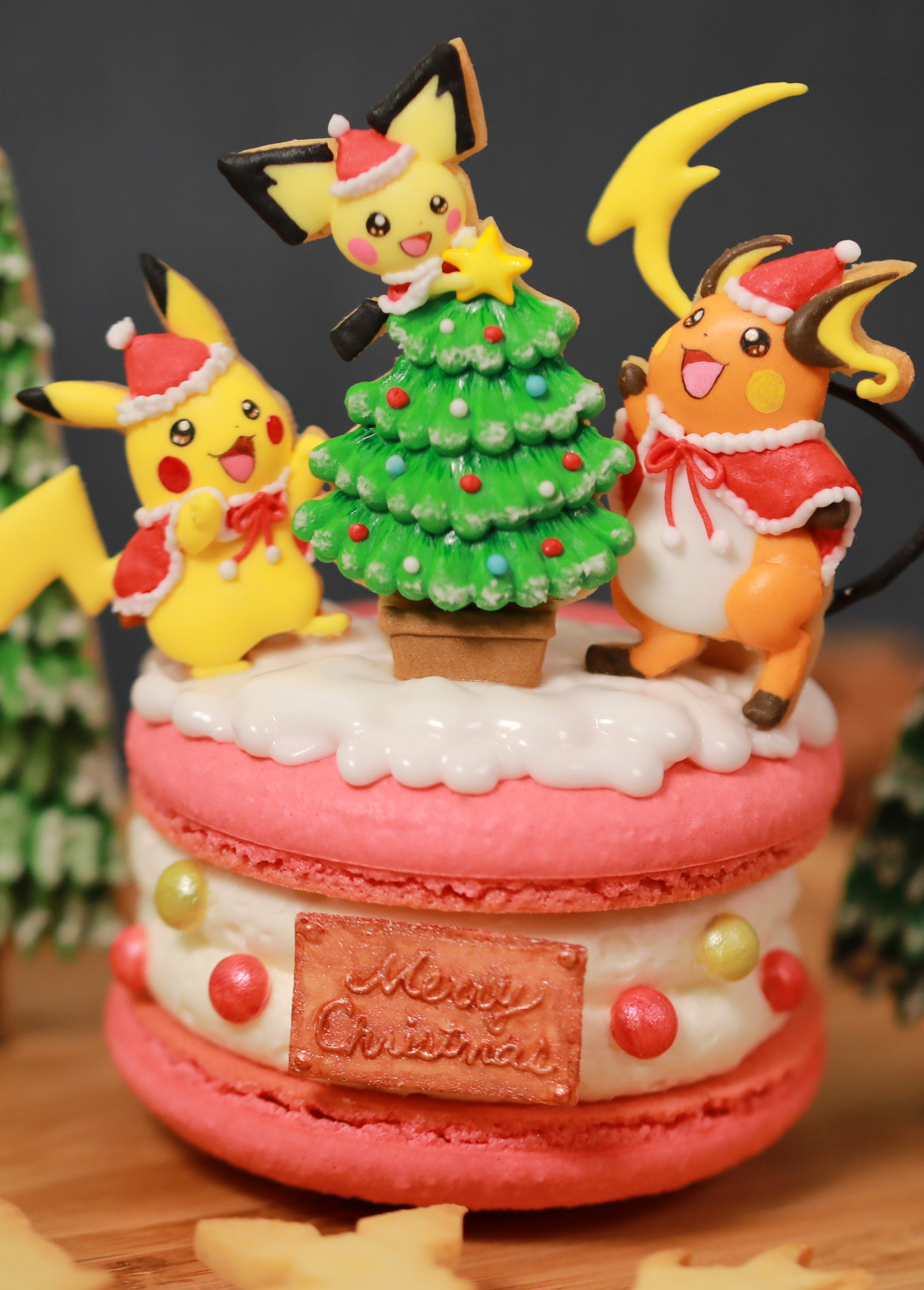 ホイップシュガー 2周年イベント開催中 Youtuber 大きなマカロンの上にピカピカのクリスマス おいしくてかわいいピカチュウ達を作っちゃいました T Co Vtsmlcnmlj Twitter