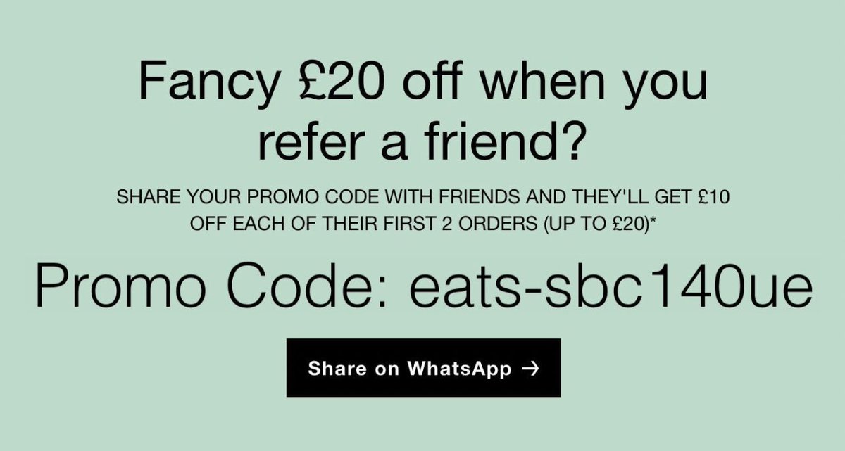 MixtapeAlbums's tweet photo. TREAT YOURSELF QUICK

#UberEats         

 Promo Code for £20 off using 
"eats-sbc140ue" !!!

#UberEatsUK #JustEat #Deliveroo #FreeFood #UberEats         

#UberEatsPromoCode #deliveroo https://t.co/oHfg0QYq5d