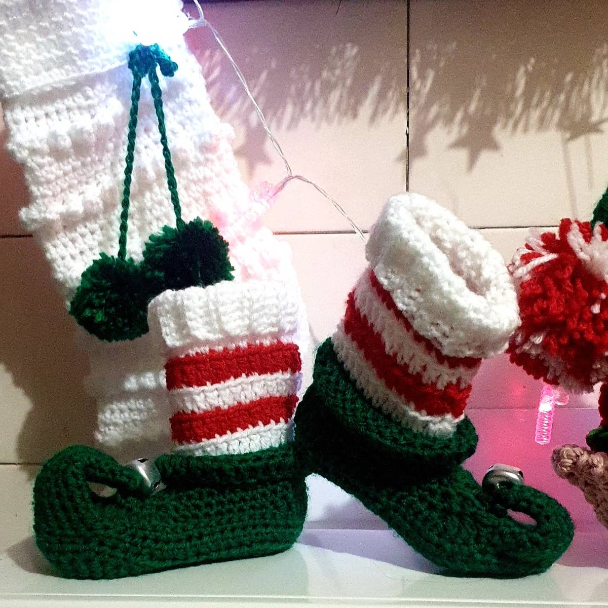 natashaw1700's tweet photo. Late night finish 🥰
But all ready for dress up day at kindy
Santas little helper 🎅🌲

#crochet #christmas #adorkables #handmadewithlove https://t.co/sZzLOPiKRd