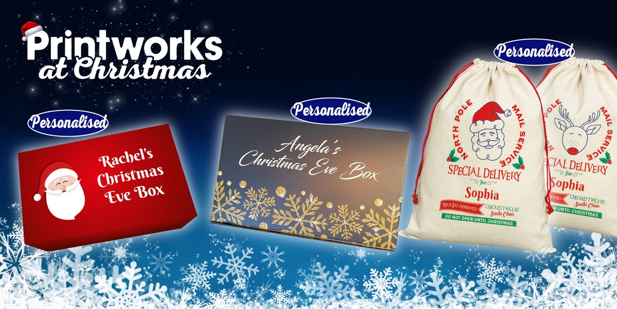 There's still a few days to get those last minute personalised gifts and deccies you've been meaning to sort! 

Last order date for next day collection from the shop is 22nd December.

printworksatchristmas.com