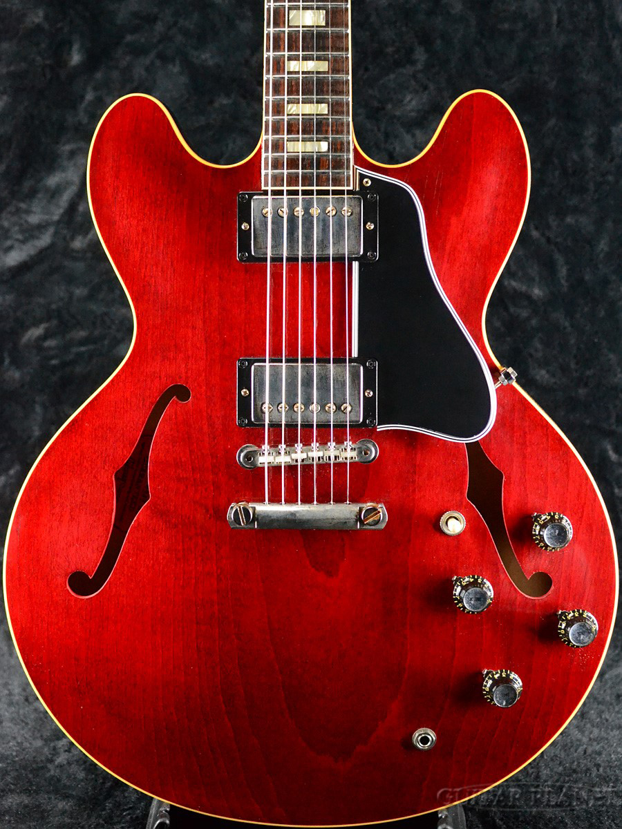 ES335 タイプブロックインレイチェリーサンバーストセミアコ