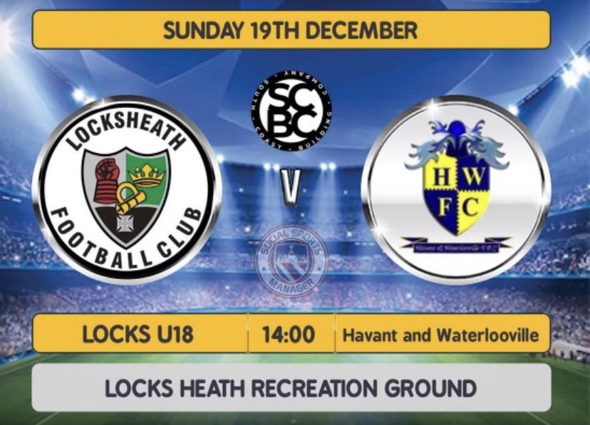 LocksheathU18s's tweet photo. Big game this afternoon! https://t.co/yHEC9C8vgT