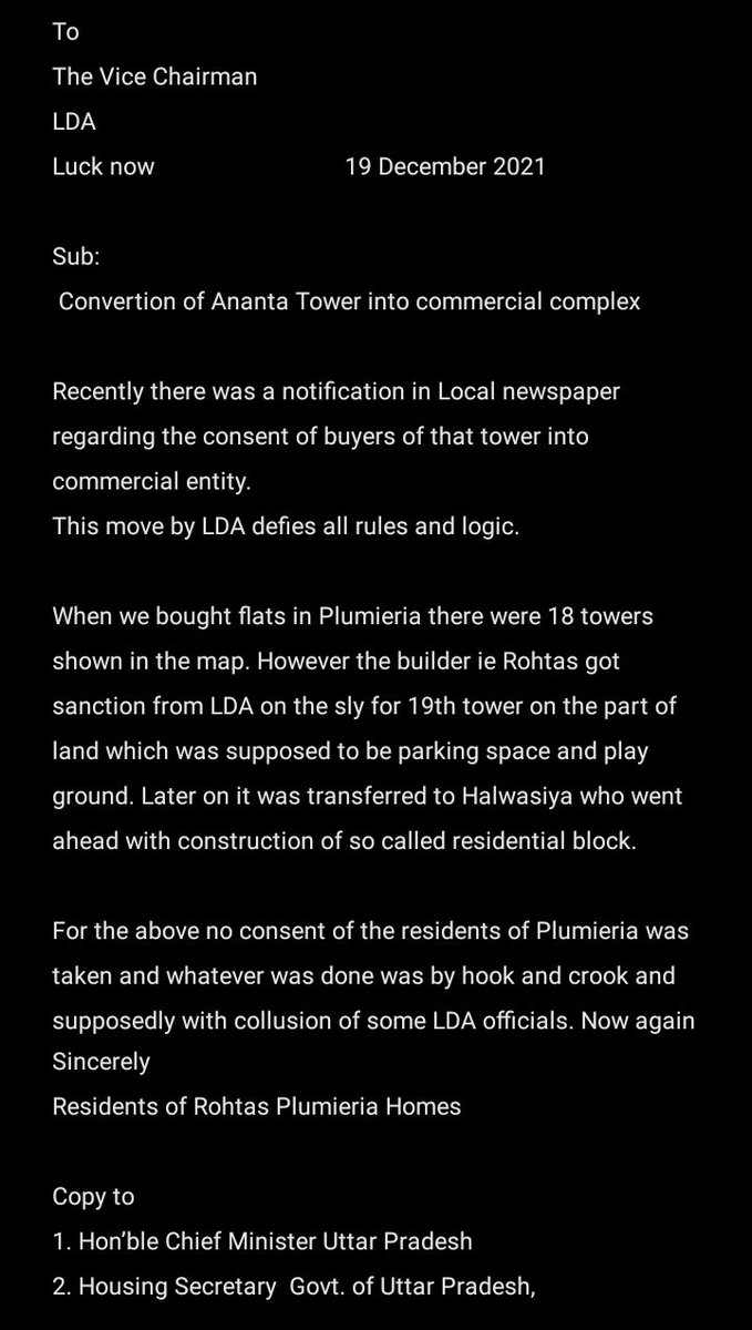 vivek_dodo's tweet photo. @LkoDevAuthority @CMOfficeUP @UPRERAofficial @NBTLucknow https://t.co/9ui2mSGcLM