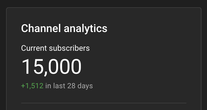 zer7o's tweet photo. Finaly, my subscribers reach 15k !
Thanks everyone ❤️ https://t.co/FgcAZpQ6Sn