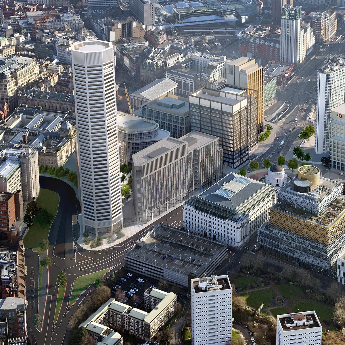 andy4wm's tweet photo. Great news that Brum will soon hold the record for the world’s highest octagonal skyscraper 🏙 

It’s been incredibly exciting to see Paradise develop over the last couple of years, and this latest stage will be a great addition with new apartments, including affordable housing. https://t.co/BYTb2aiAM3