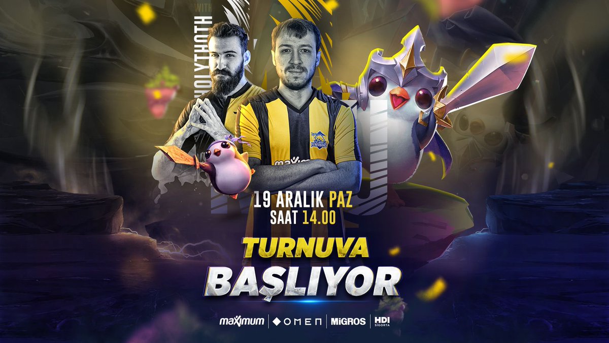 ARENADA HEYECAN BAŞLIYOR!💪🏻

TFT: Çifte Bela turnuvasında <a href="/nyugamingtv/">NYU</a> ile <a href="/holythoth/">Kasım</a> birlikte İspanya’da ülkemizi temsil edeceği mücadele edeceği karşılaşma birazdan başlıyor.

📺| twitch.tv/nyugamingtv

#HerZamanHerYerde #FBTFT #TFT