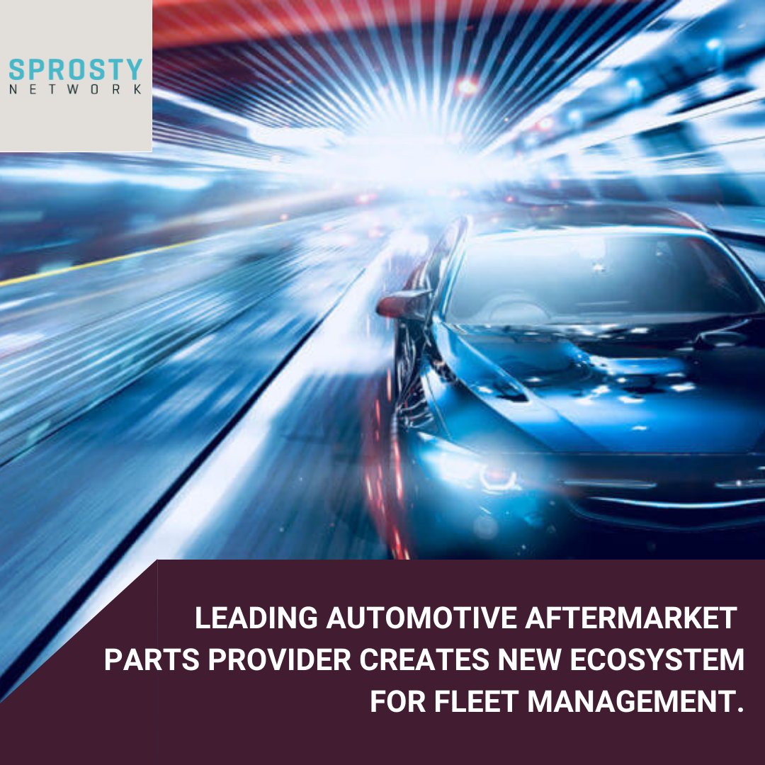 Learn now Sprosty Network partnered with leading automotive parts provider to create new ecosystem for fleet management. 

ow.ly/XtnU50H2nes

#fleetmanagement #productdevelopment #agile