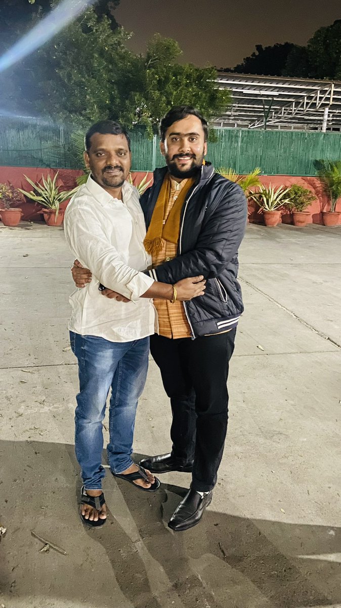 iamberagarwal's tweet photo. Welcome to the BJP family, Mallanna! 🧡

@TeenmarMallanna https://t.co/p7FYmyfC8f
