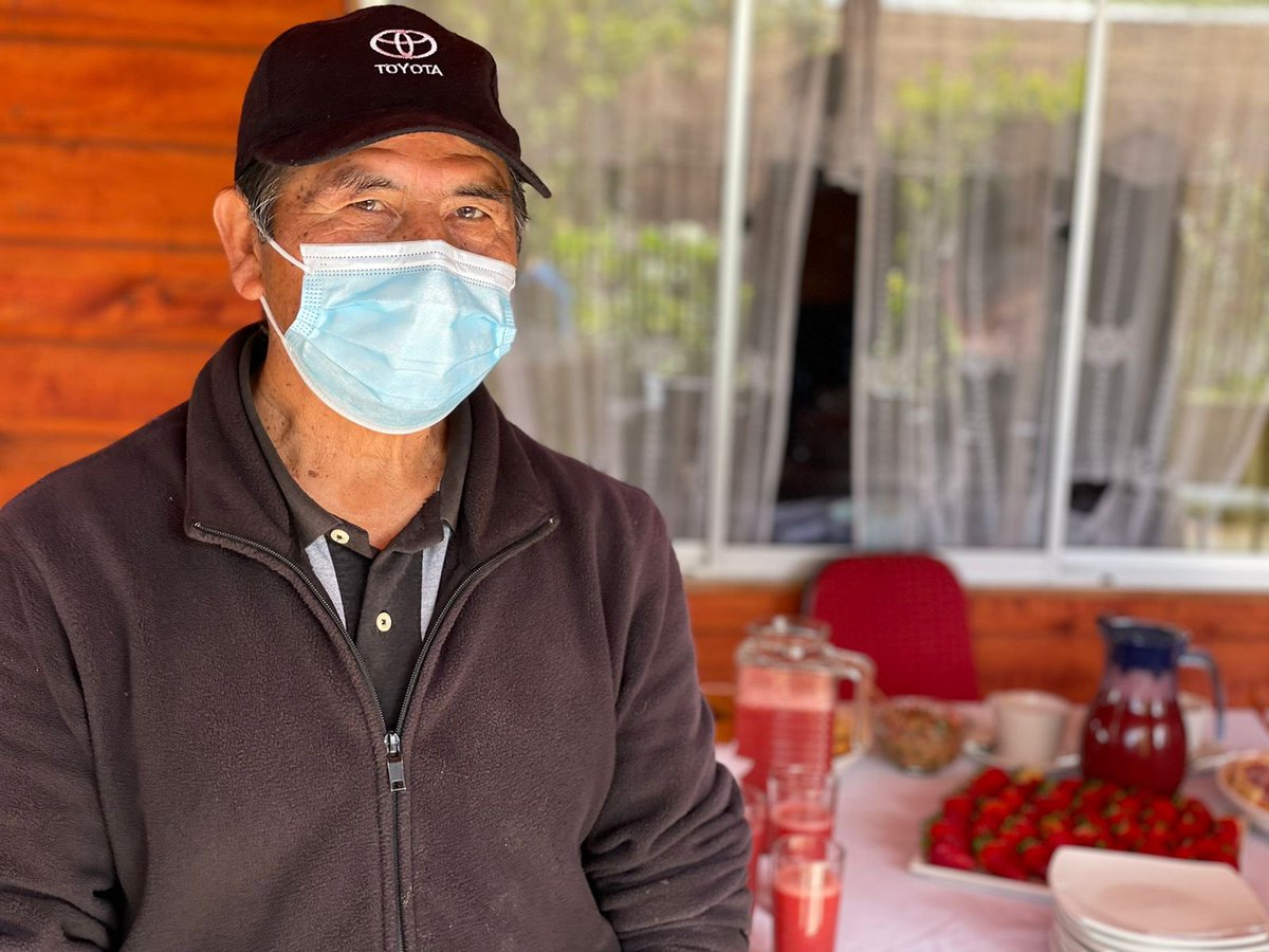 crecondo's tweet photo. Para mejorar sus ingresos y enfrentar los desafíos del cambio climático, Juan Huenteman decidió diversificar su producción de frutillas con arándanos,alternativa que en @INDAP_Chile fomentamos como parte del #PlanImpulso Araucanía,para impulsar el desarrollo económico local👩🌾👨🌾🇨🇱 https://t.co/Zn4ExT78sy