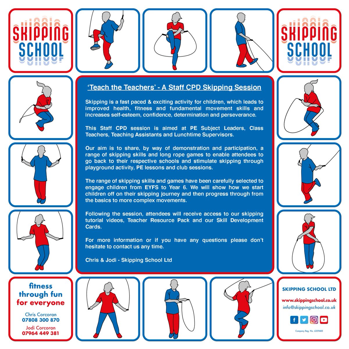 *Primary Staff Skipping CPD
Hanson School
Friday 18th February 2022
9.30am-11.30am*

Contact your local School Games Organiser for more information

<a href="/skippingschool1/">Skipping School</a> <a href="/OakbankSGO/">Bronte School Games</a> <a href="/SGOSouthBrad/">SouthBradfordSGO</a> <a href="/HansonSGO/">Hanson Academy SGO</a>