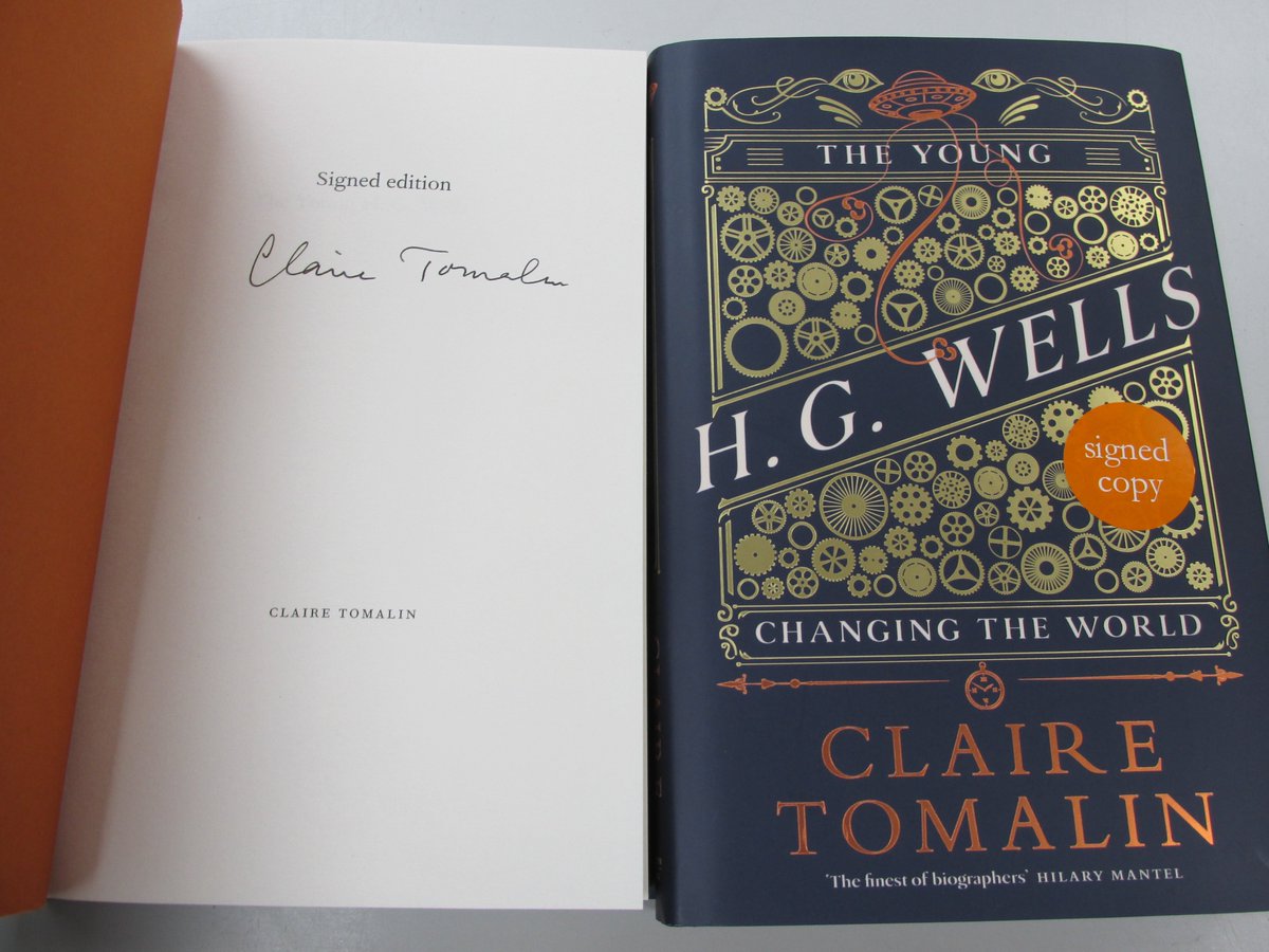 We have #signed copies of The Young H.G. Wells Changing the World by Claire Tomalin available now in #Haverfordwest #Pembrokeshire