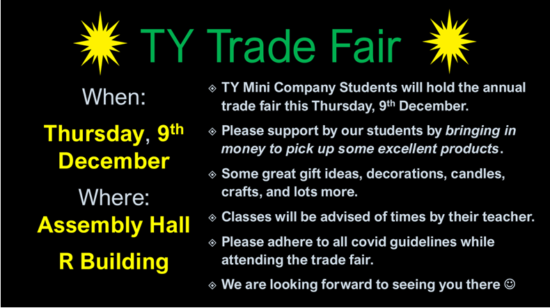 FrauFinn's tweet photo. Our TY Mini Company Students have been working hard to get their products ready for this Thursday - please come along and support @ClaregalwayColl @CBCTransitionYr https://t.co/aMpzBDVZRF