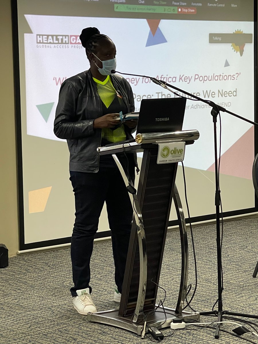 “Donors should ask themselves: Where is the money for LBTQ women?”
Esther Adhiambo from @INENDorg at @UHAIEASHRI #LoveAlliance side event at #ICASA2021 

@gnpplus @Aidsfonds_intl