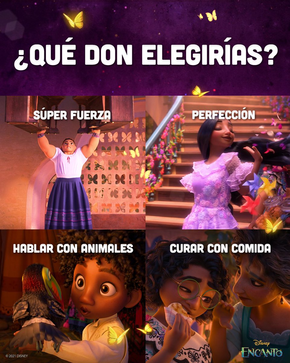 DisneyStudiosLA's tweet photo. Quisiéramos TODOS, por favor y gracias. 😂✨

#DisneyEncanto, ahora solo en cines. https://t.co/0vp81WYrB4