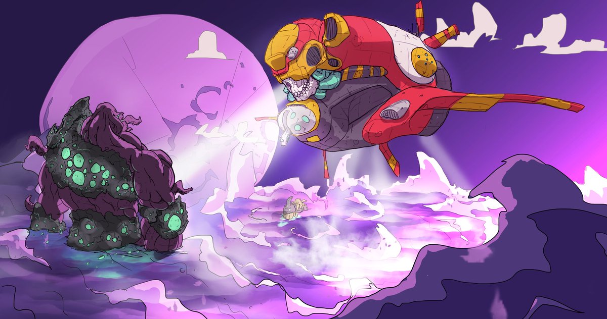 Saiyan_Viking's tweet photo. @Galaxiators
DROP #2 - Planetย Abyssteaย | 666/666NFTs
The #Abysstea is a symbiotic relationship of 2 creatures, The first is a squid-like creature, the other is a stony coral-esque organism.
Together they're A hyper-intelligent tentacle monster with a suit of armor!
Drop yours https://t.co/WhGAEDkDzA