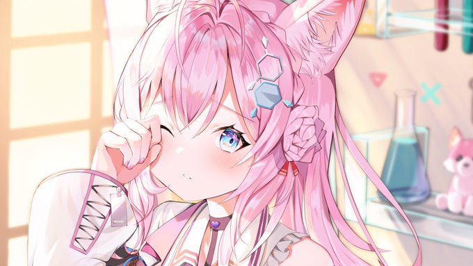 #SSholoX 
#ホロライブ 
#こよりすけっち
寝起き…
リプ元に全体絵があります🙏 