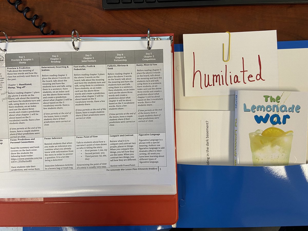 KhristaBrownlee's tweet photo. My first day as a small group rotation in 6th grade English! I’m so excited. Who said admin can’t plan and instruct?! I used MAPS data to determine my group and our wonderful Reading Specialist did the running records to confirm true instructional levels! I’m ready! #ycsdlead https://t.co/xqN9IHyrls
