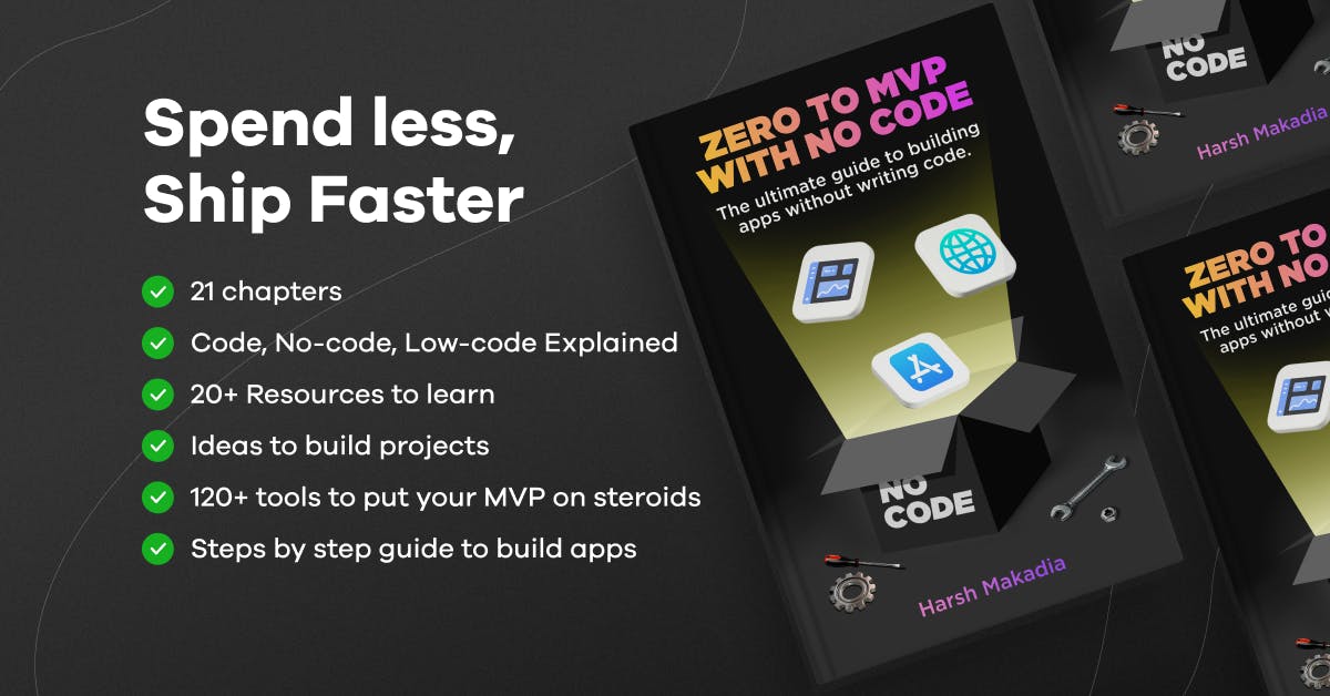 ProductHunt's tweet photo. This resource will help you learn to build apps 10x faster without needing to code.

It also comes with 120+ no-code tools: https://t.co/zX28hAgzx9 https://t.co/1T5lIhcvfK
