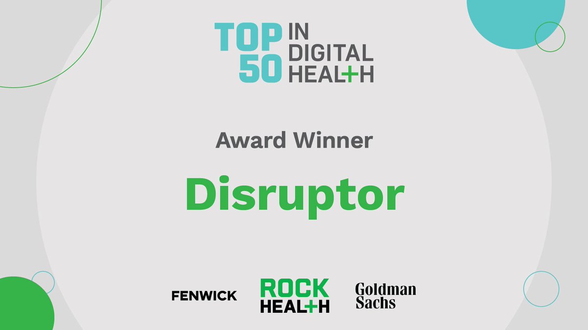 JonBloomMD's tweet photo. Thank you to @Rock_Health for this recognition! I am grateful to be surrounded by a driven and talented team, and I am honored to be in the company of these other Top 50 winners. #Top50inDigitalHealth #10YearsofTop50
https://t.co/lv6amzQnlV https://t.co/k9AWXyxvmx