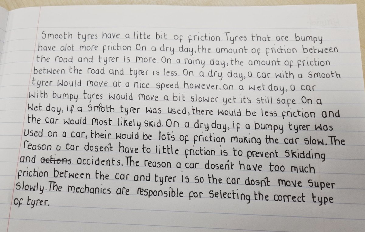 I tried a new technique to help year 7 <a href="/OfficialNUSA/">NUSA</a> with organising their thoughts when completing longer answer questions. They worked so hard and the results were great! 🤩 I think I'll use it again and withdraw scaffolding and reduce the time as they become more experienced.