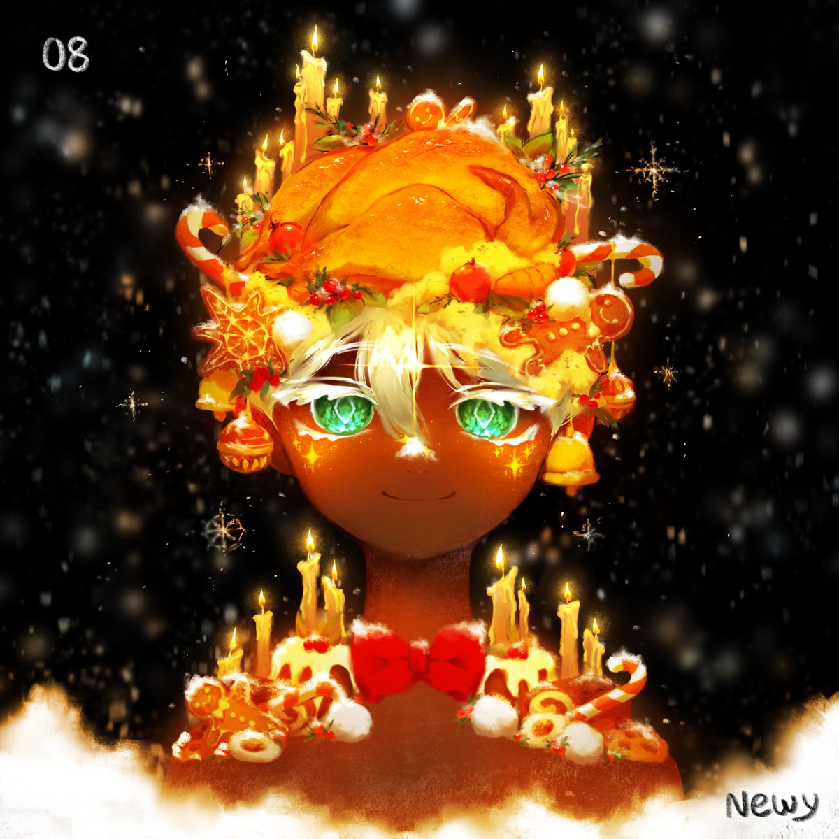 newynewy_'s tweet photo. ✨New drop!!✨
Newy 08 - Christmas dinner spirit 🎄🍪✨
1 of 1 💎 0.05 Polygon
A spirit who gives a warm and happy Christmas
to the ones who are starved and lonely
https://t.co/LOmuYvBFh3
#newy #newynft #art #nftkorea #nft #nftcollector #christmas #soul @opensea @withFND https://t.co/j2wgAgTNpC