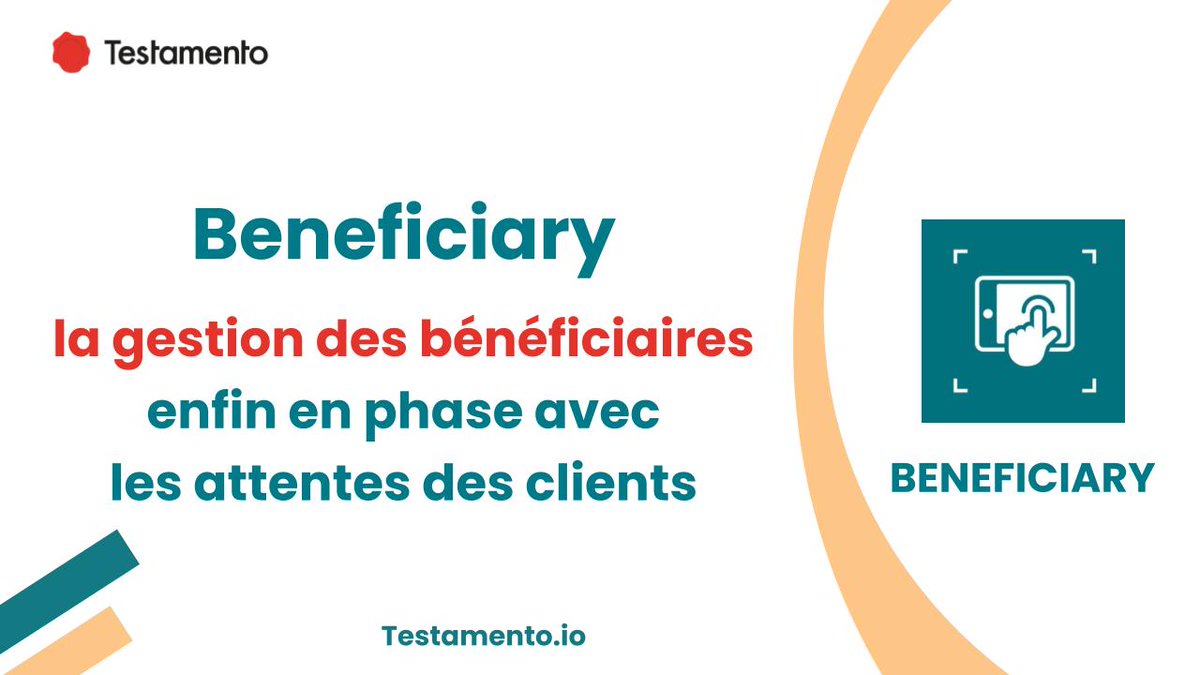 Les modes de vie sont en pleine (r)évolution ➡️la gestion des bénéficiaires doit s'adapter ! 
Beneficiary est une solution éprouvée conciliant attentes des clients pour une réelle personnalisation et contraintes des #assureurs.    
Parlons-en ! testamento.io/fr/contact/