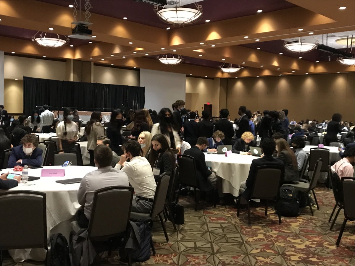 DECA students are everywhere!  The Marketing Competitive Events Conference is in full swing at the Concord Embassy Suites!  ⁦<a href="/CabCoSchools/">Cabarrus Co. Schools</a>⁩ ⁦<a href="/CabarrusCTE/">Cabarrus County CTE</a>⁩ ⁦<a href="/CTEforNC/">NC Career and Technical Education</a>⁩ ⁦<a href="/NCDECA/">North Carolina DECA</a>⁩ ⁦<a href="/CMHSDECA/">Cox Mill DECA</a>⁩ ⁦<a href="/HRHSDECA/">Hickory Ridge DECA</a>⁩ ⁦@SpidersCHS⁩ ⁦