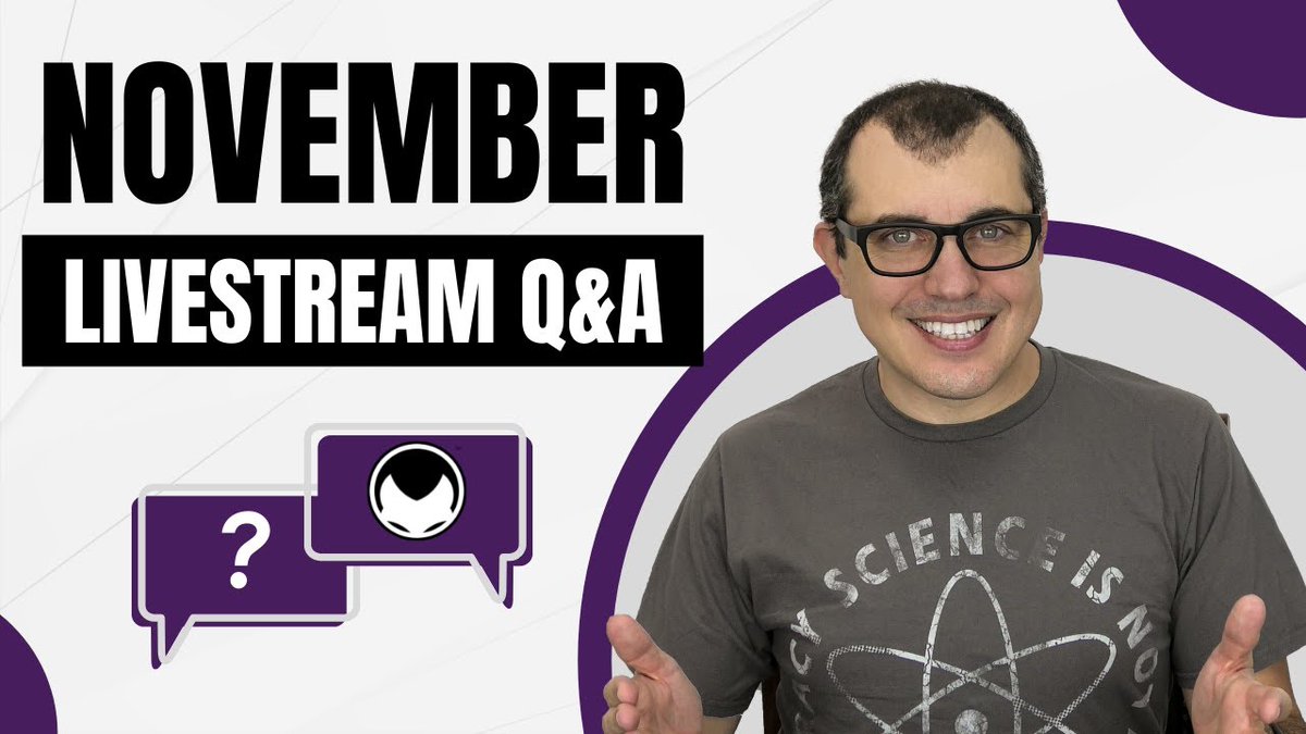 ICYMI: November’s livestream discussed taproot, CoinJoin, and more. Listen now: aantonop.io/nov2021